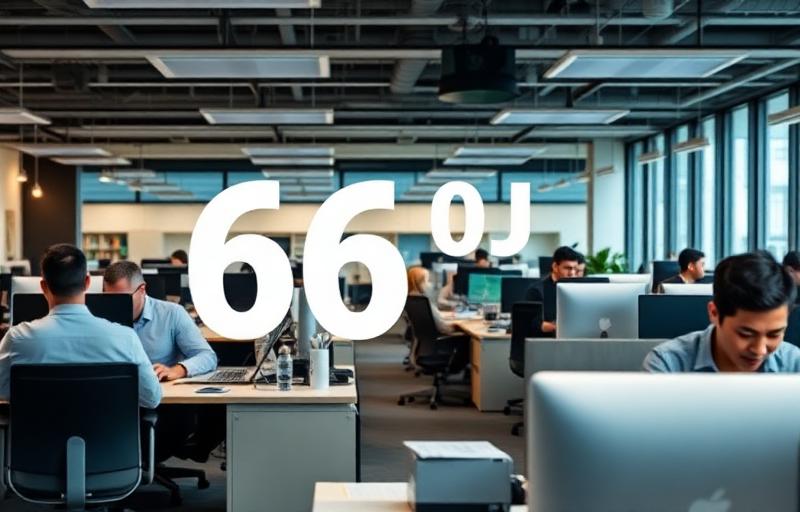Office environment at 65 decibels