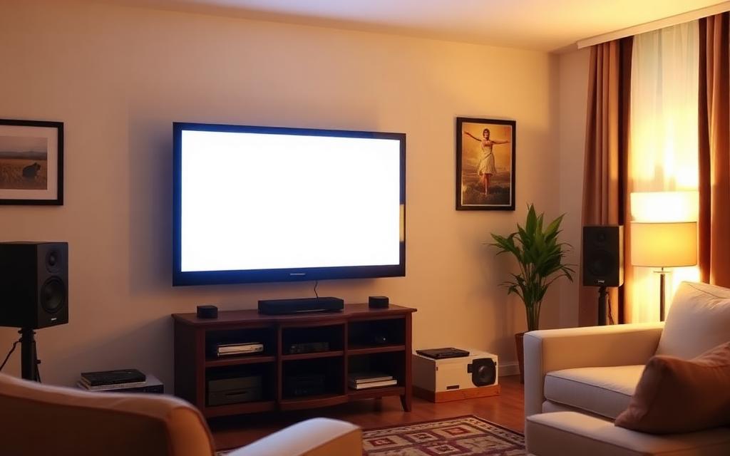 Television in living room