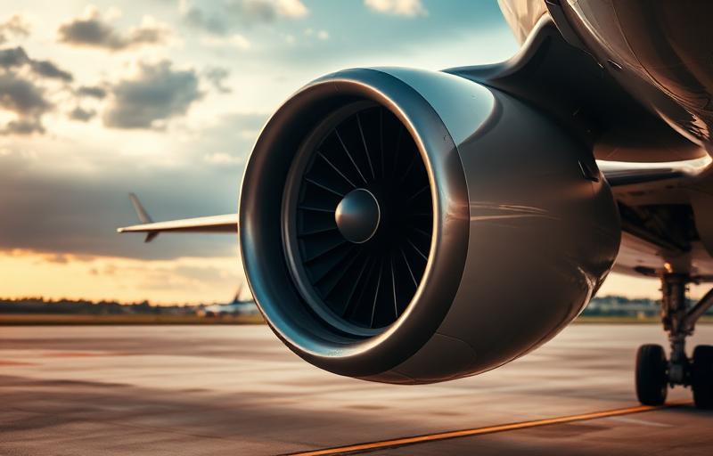 Jet engine at close range representing 120 dB